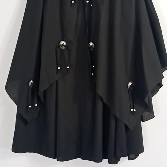 Western Collection Circle Skirt With Conchos Fringe on Outer Skirt Waist 26 in - Picture 7 of 16